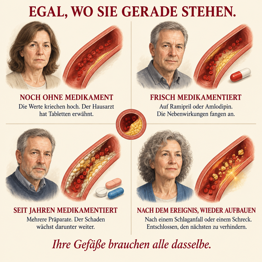 Ihre Gefäße brauchen alle dasselbe.
