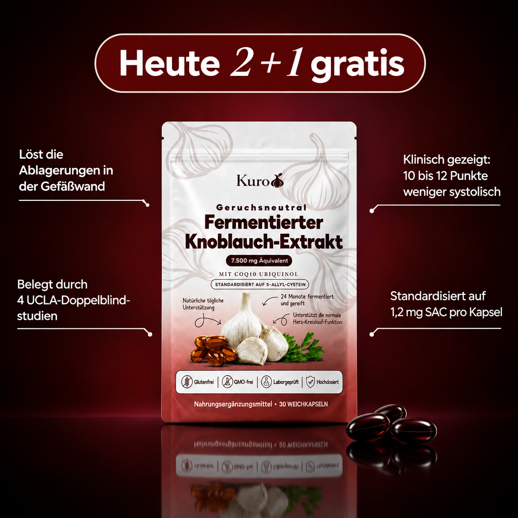 Kuro-Produktbild, heute 2 + 1 gratis